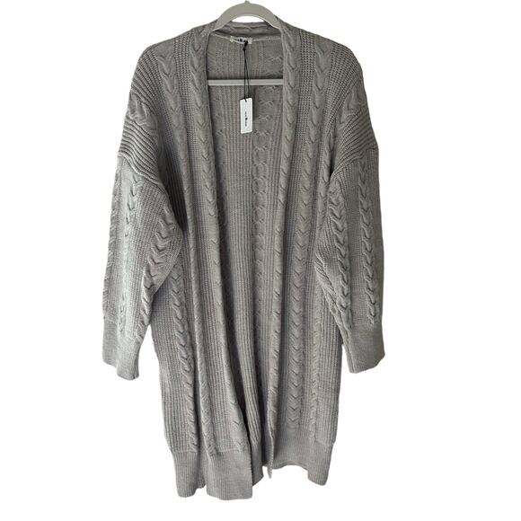 IceBird | Size OS NWT Alpaca Cardigan Sweater Knit Knitted Cozy Comfy Minimal - Picture 1 of 16